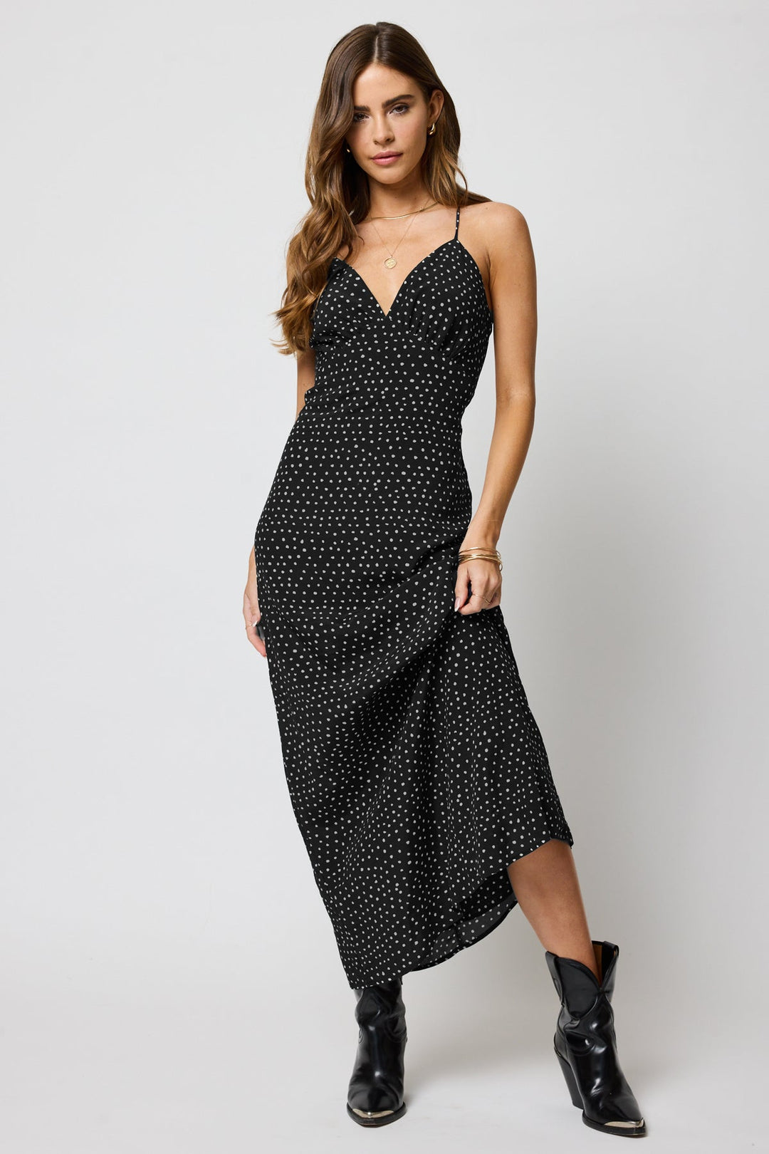 Lucia Maxi Dress Large / Pallini Nero Lucia Maxi Dress Large / Pallini Nero