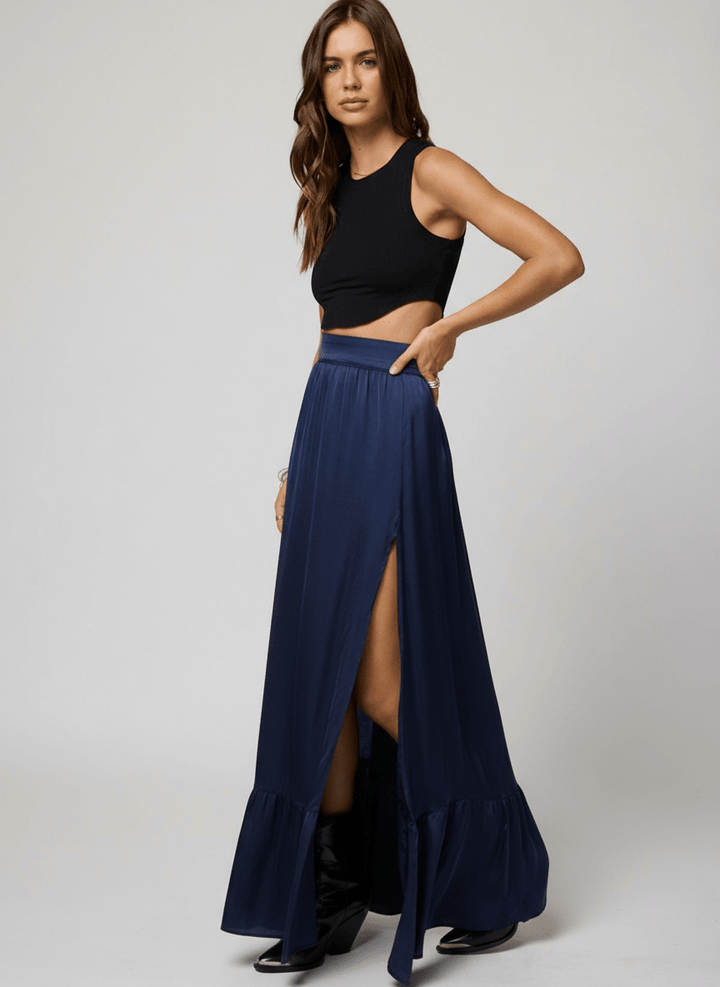 WHAT IF MAXI SKIRT