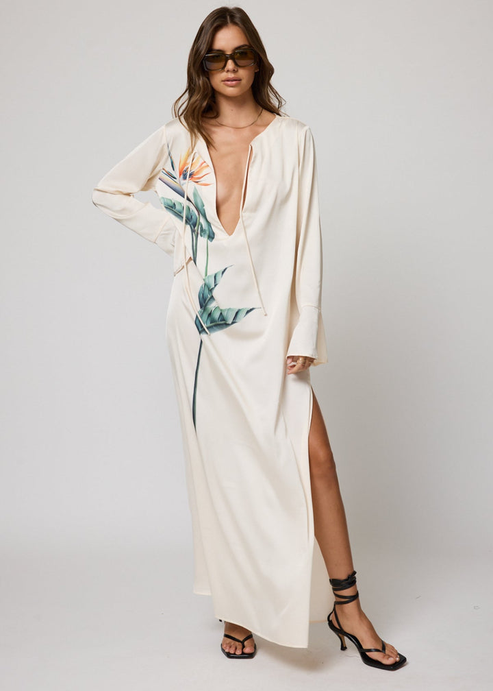 THE MALLORY KAFTAN MAXI DRESS