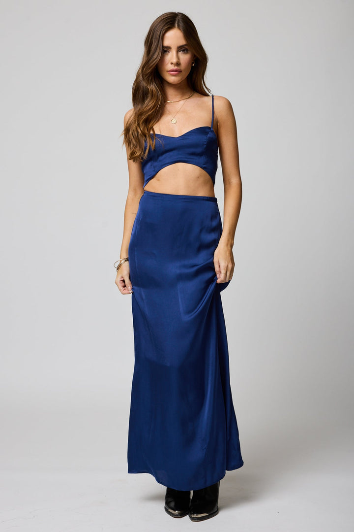 SILKY GOOD GRACE MAXI SKIRT