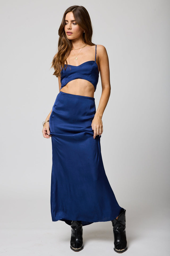 SILKY GOOD GRACE MAXI SKIRT