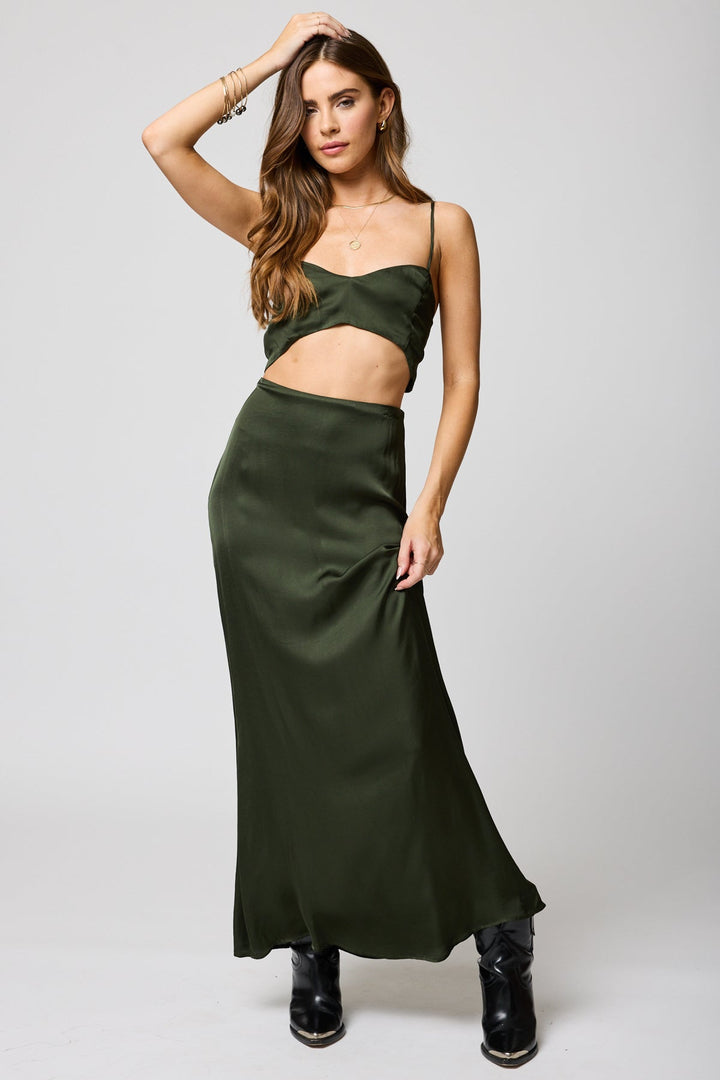 SILKY GOOD GRACE MAXI SKIRT