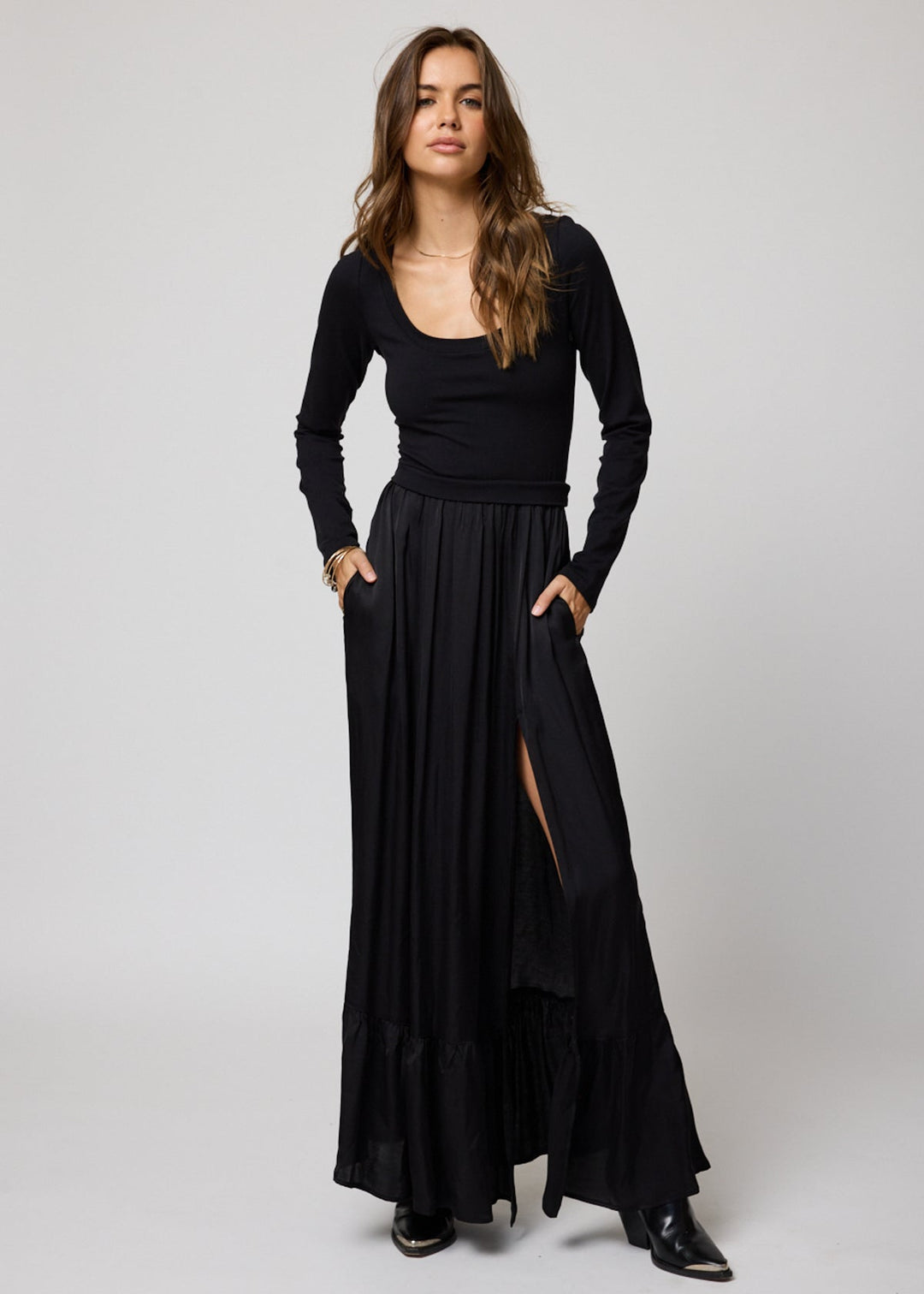 THE VALENTINA MAXI DRESS STILLWATER THE VALENTINA MAXI DRESS STILLWATER