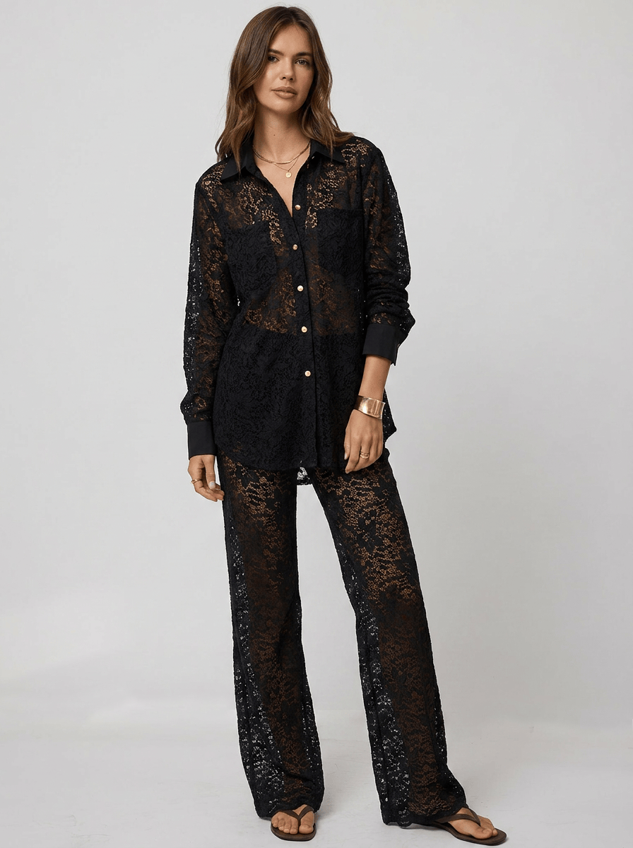 THE LACE FOLD DOWN PANT