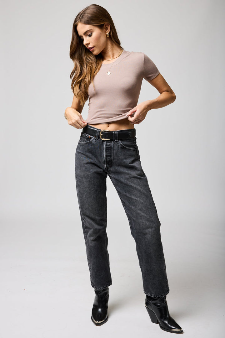 RIB SLIM BABY TEE