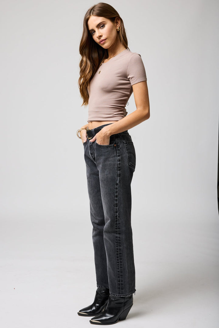 RIB SLIM BABY TEE