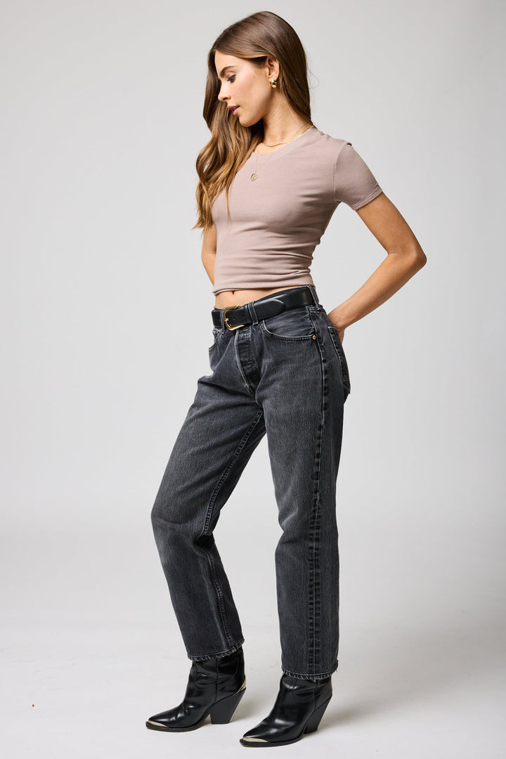 RIB SLIM BABY TEE