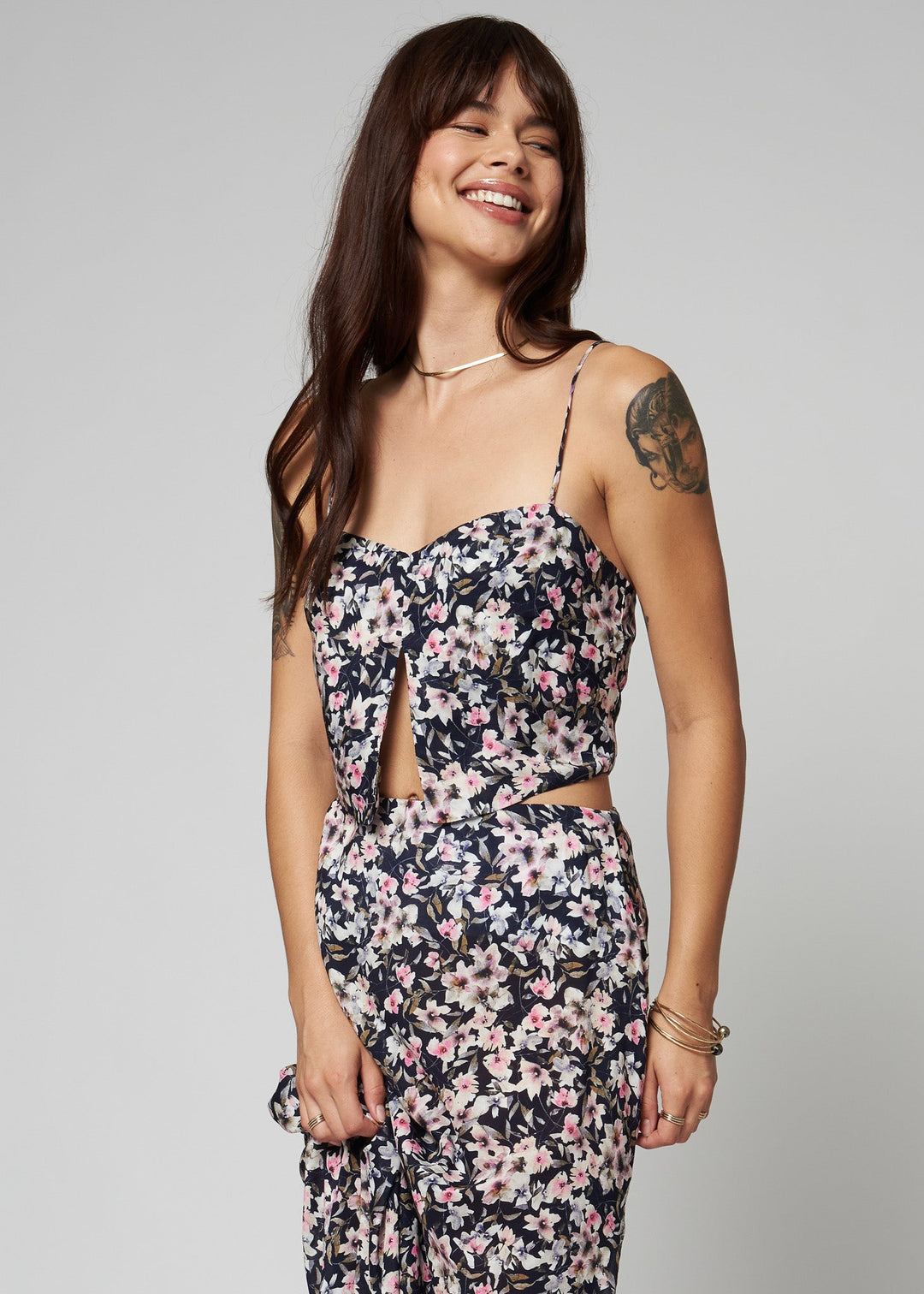 SPLIT CROP CAMI