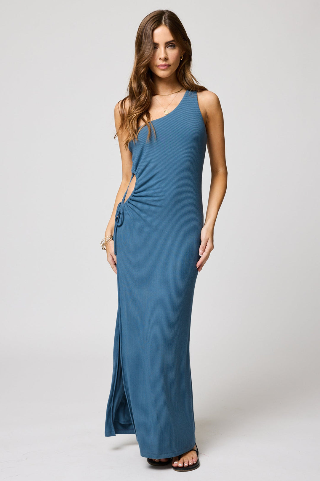 WIDE RIB EVERY CURVE MAXI DRESS STILLWATER WIDE RIB EVERY CURVE MAXI DRESS STILLWATER