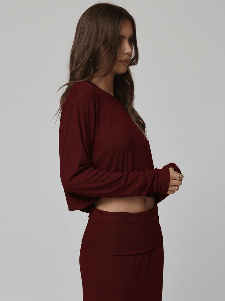 RIB BOYFRIEND LONG SLEEVE
