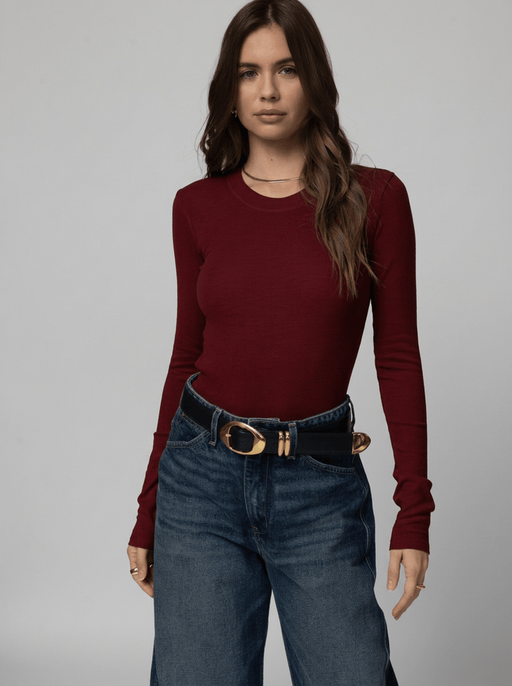 RIB LONGSLEEVE SLIM BABY TEE