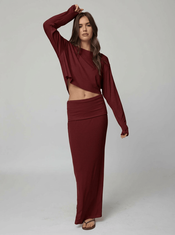 RIB BOYFRIEND LONG SLEEVE