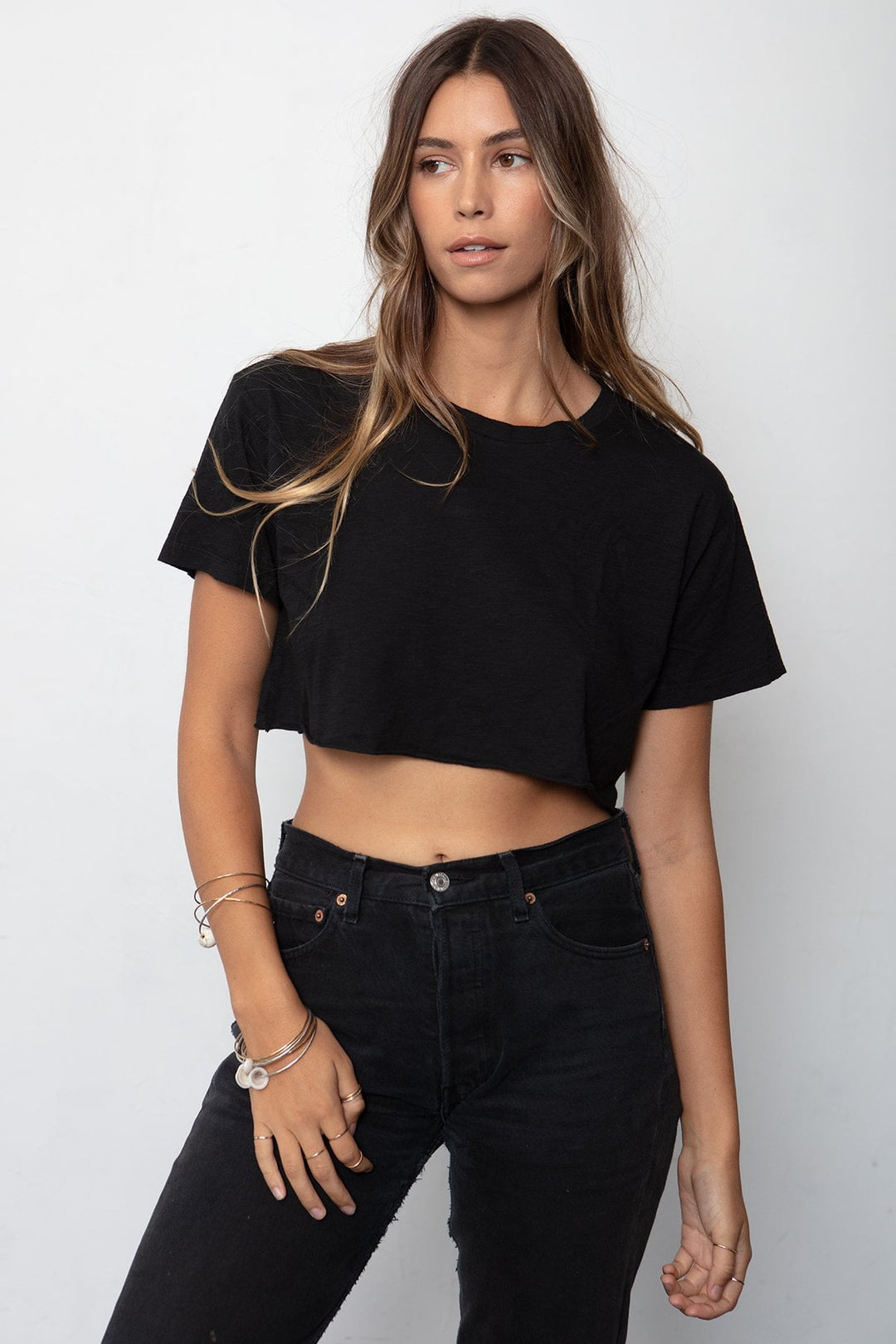 BOYFRIEND CROP TEE