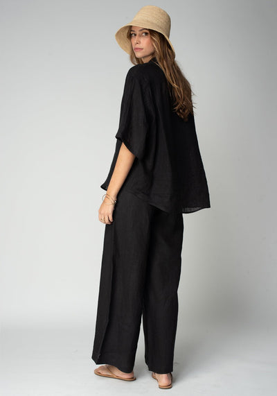 THE LINEN VENICE WIDE LEG PANT