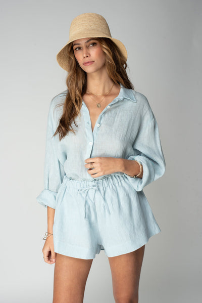 THE LINEN TAYLOR SHORTS