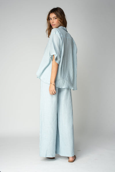 THE LINEN VENICE WIDE LEG PANT