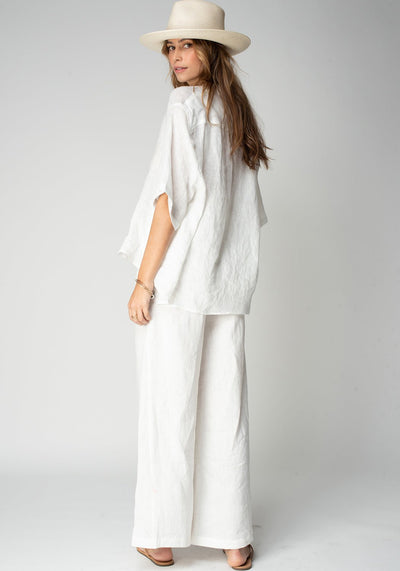 THE LINEN VENICE WIDE LEG PANT