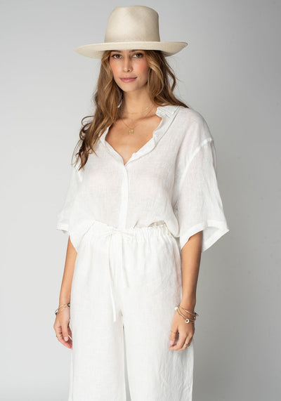 THE LINEN VOILE TAYLOR SHIRT