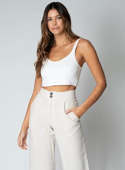 DOUBLE SCOOP CROP TANK