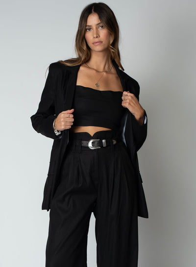 LINEN LE BRA TOP