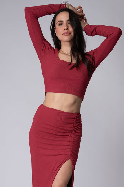 WIDE RIB VENTANAS TOP
