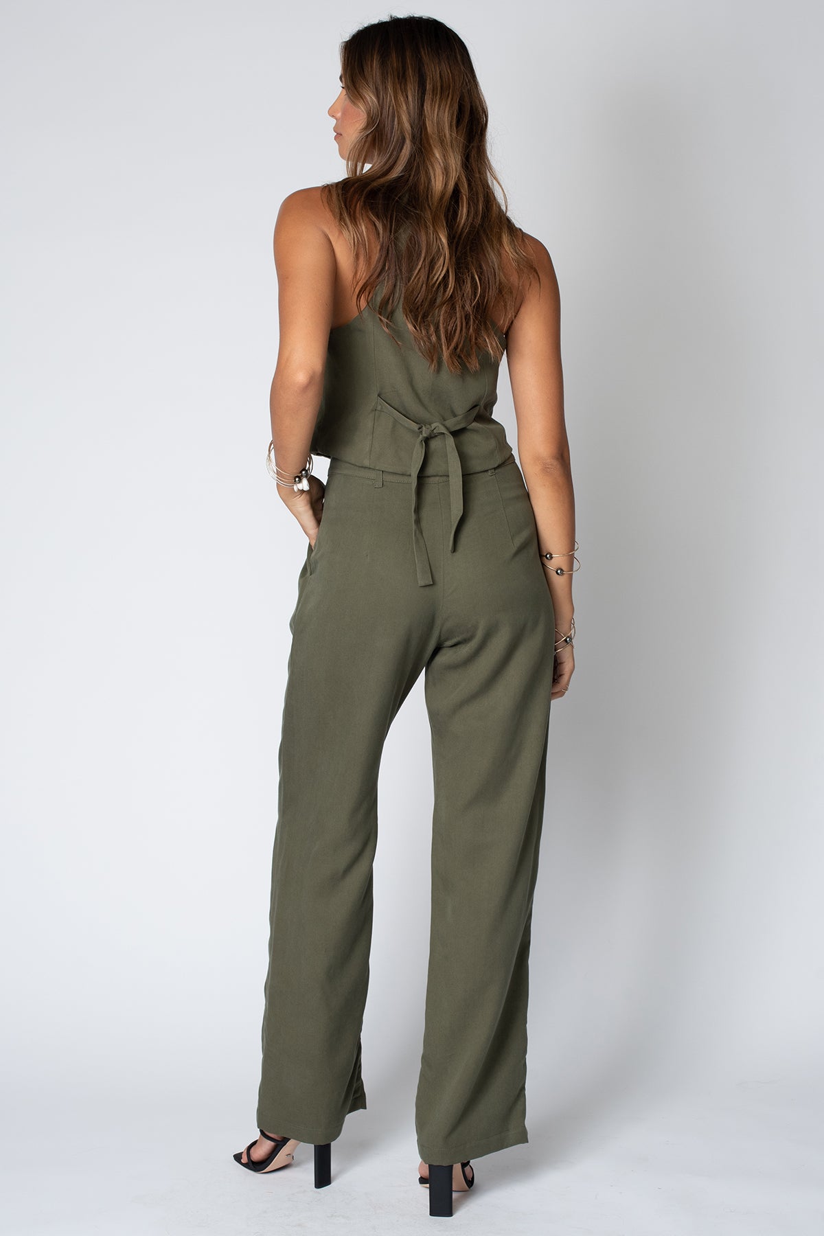 THE TWILL PLEATED PANT