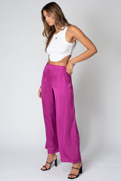 THE SILKY VENICE WIDE LEG PANT