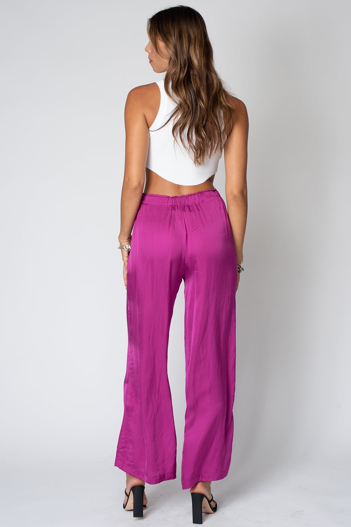 THE SILKY VENICE WIDE LEG PANT