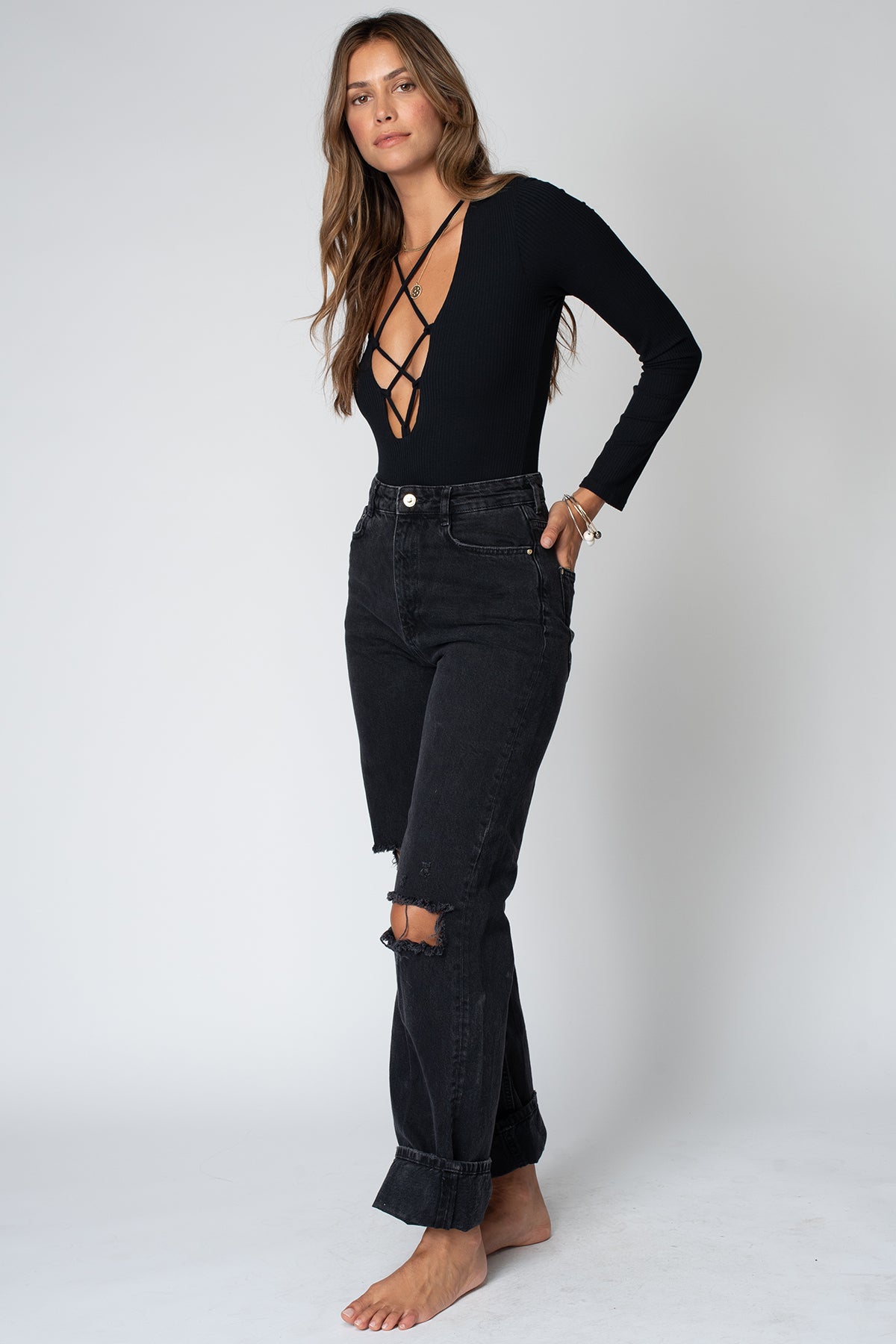 CROSS YOUR HEART BODYSUIT