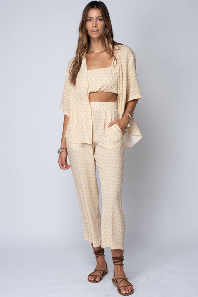 THE SUNSET WIDE LEG CROP PANT